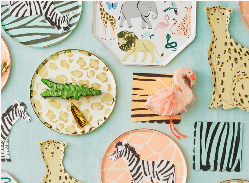 Safari Animal Dinner Plates