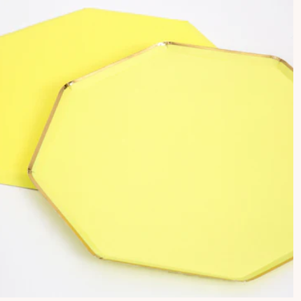 Pale Yellow Dinner Plates