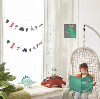 Felt Dinosaur Garland