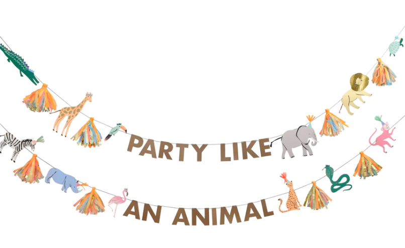 Safari Animal Garland
