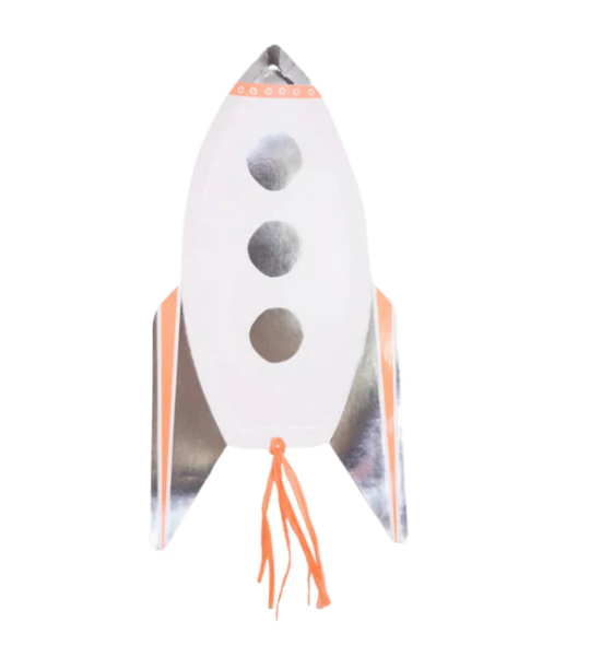 Spaceman Rocket Plates