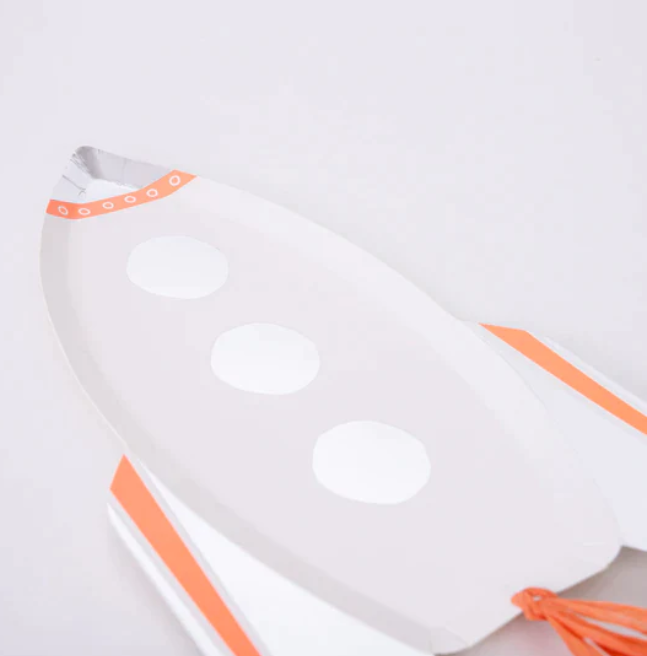 Spaceman Rocket Plates