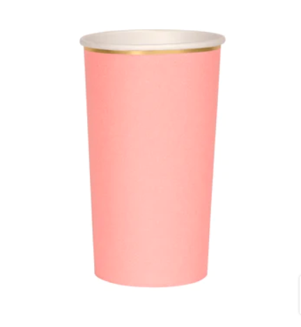 Neon Coral Highball