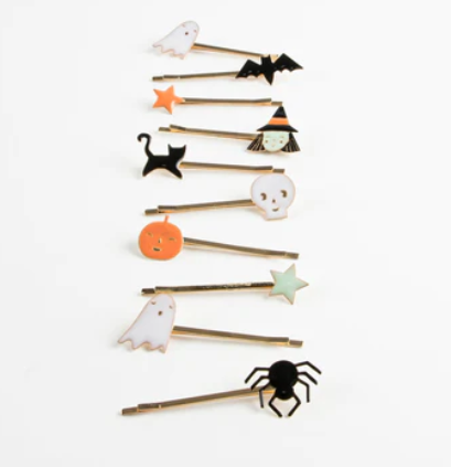 Enamel Halloween Hair Slides