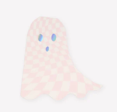 Pink Checker Ghost Plates