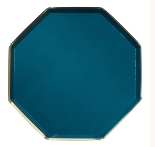 Dark Teal Dinner Plates