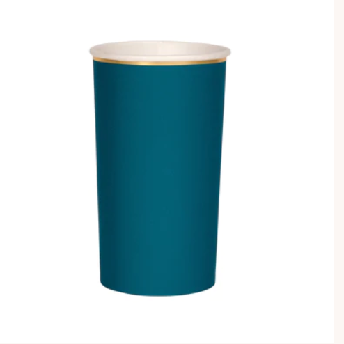 Dark Teal Cups
