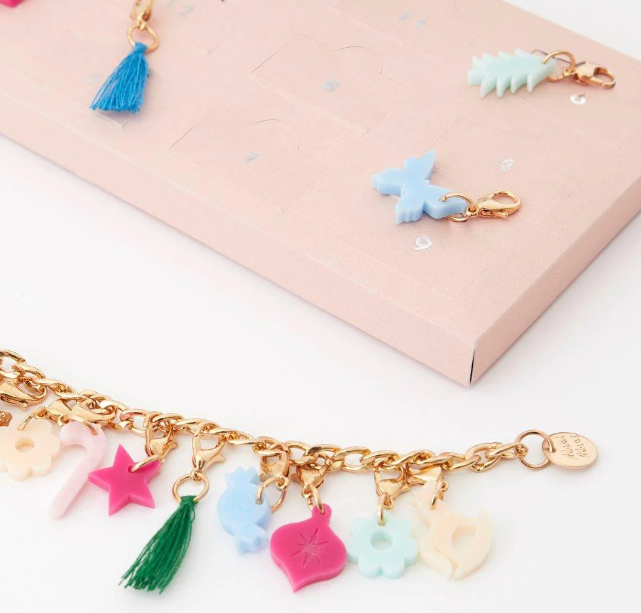 Winter Ballerina Charm Bracelet Advent Calendar Suitcase
