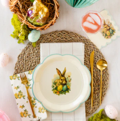 VINTAGE EASTER PAPER PLATE