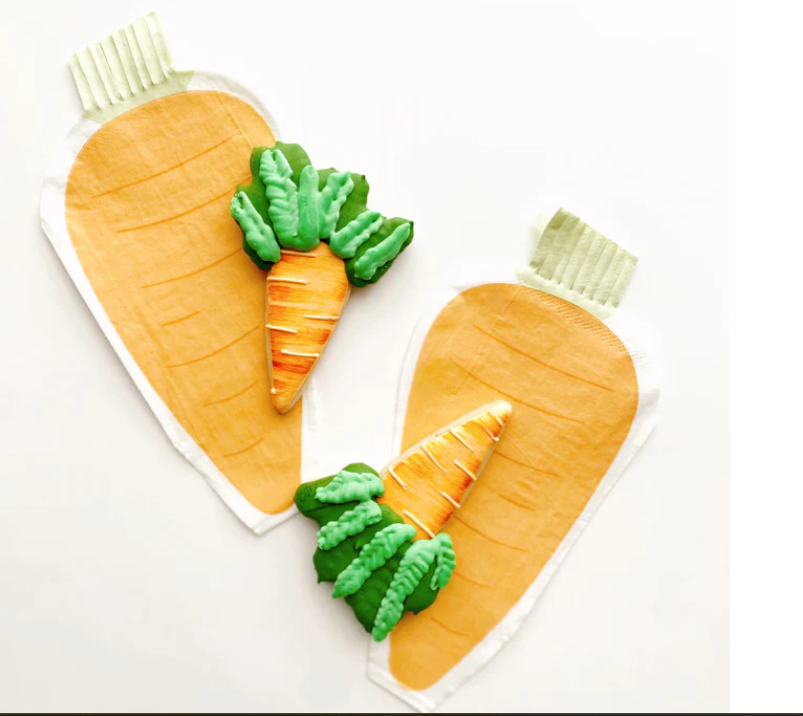 CARROT SHAPED NAPKIN