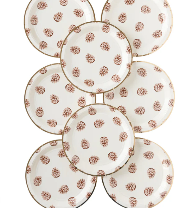 Harvest Pine Cone Plate