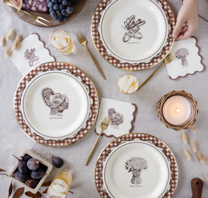 Harvest Icon Paper Cocktail Napkin Set