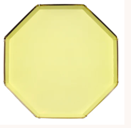 Pale Yellow Dinner Plates