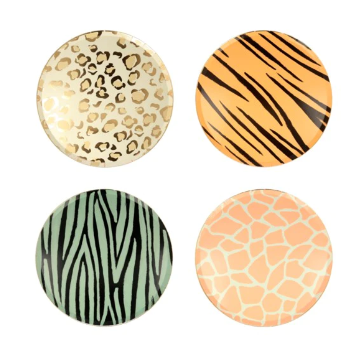 Safari Animal  Dinner Plates