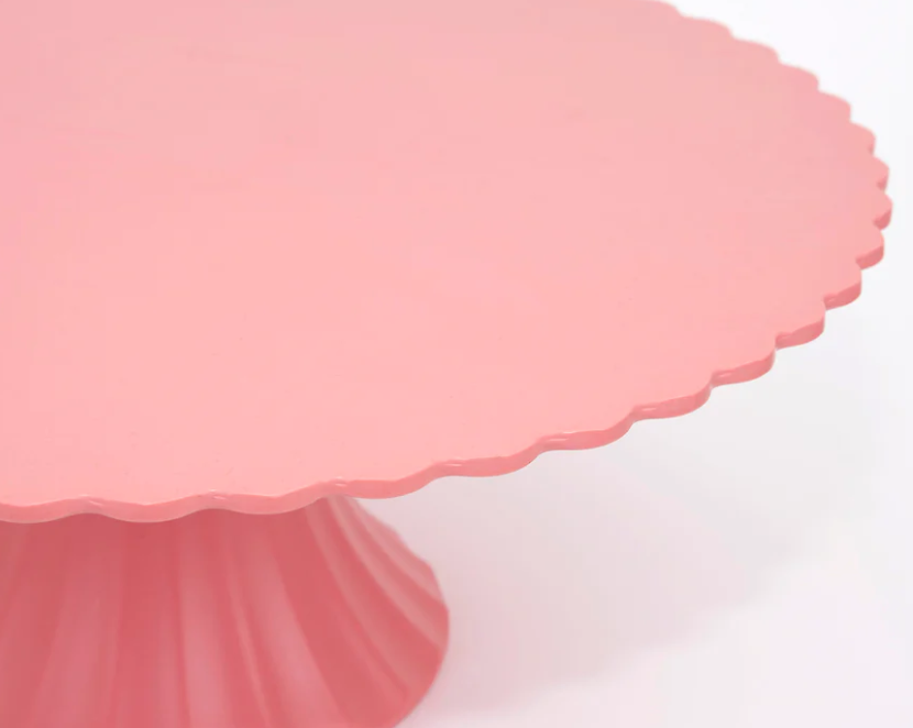Large Pink  Cake Stand