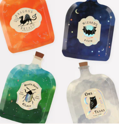 Making Magic Potion Bottle Plates