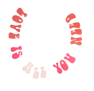 LOVE IS ALL BANNER