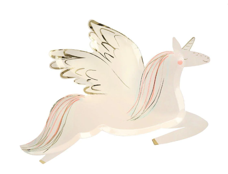 Winged Unicorn Plates