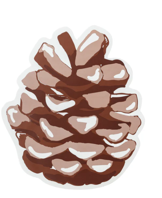 Harvest Pine Cone Paper Placemat