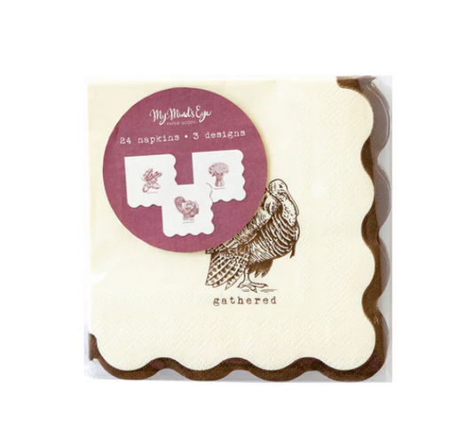 Harvest Icon Paper Cocktail Napkin Set