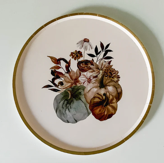 Fall Pumpkin Plate